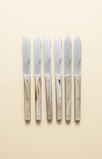 Taldea, couteaux à viande haut de gamme en corne de vache Taldea, couteaux à viande haut de gamme en corne de vache