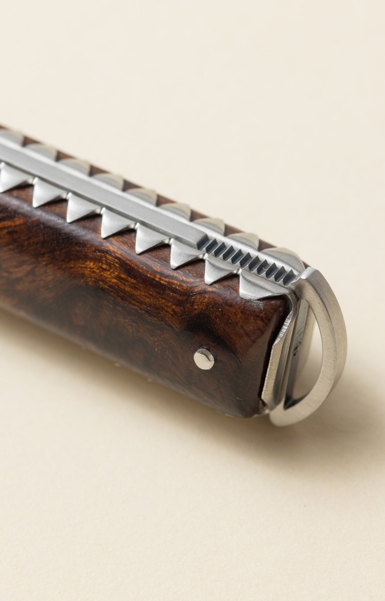 Artzaina, couteau basque en bois de fer d'Arizona et lame damas