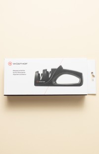 Photo de la boite de l'auiguiseur double céramique & tungstène Wusthof