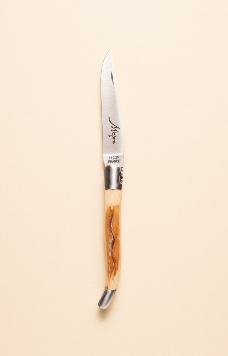 Mizpira, basque knife in medlar wood