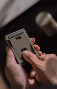 Support aluminium magnétique du HORL®3 Pro avec 6 angles d'affutage (3 postions de réglage).