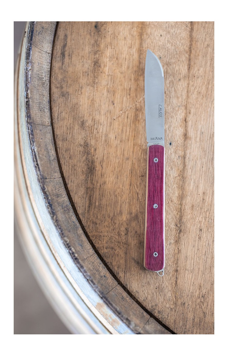 L'Alios - Couteau de pliant en fût de vin d'Irouléguy L'Alios - Couteau de pliant en fût de vin d'Irouléguy