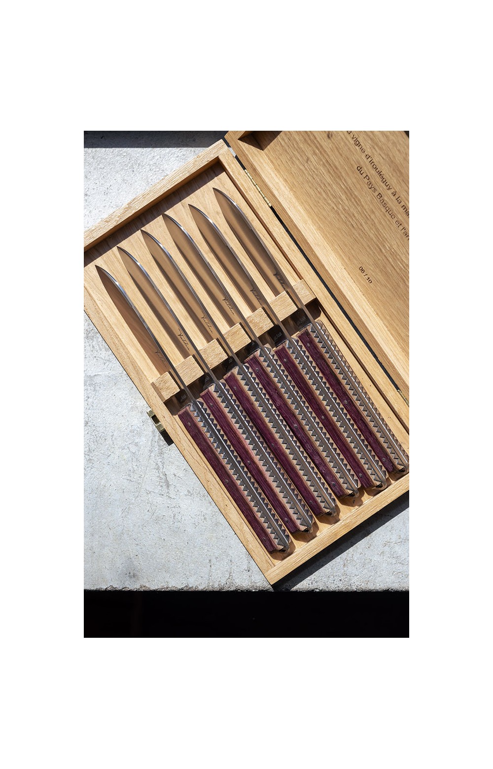 Taldea, couteaux de table haut de gamme en corne de bélier