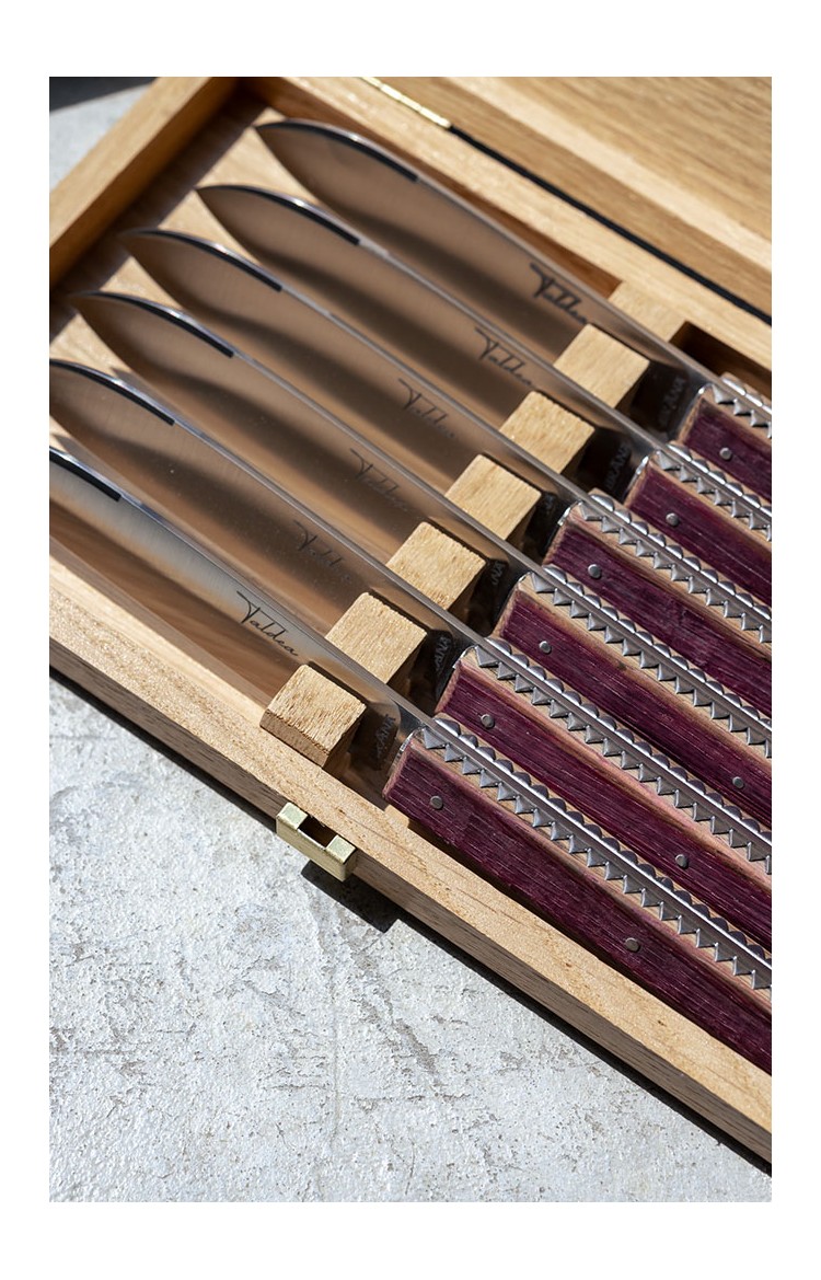 Taldea, couteaux de table haut de gamme en corne de bélier Taldea, couteaux de table haut de gamme en corne de bélier