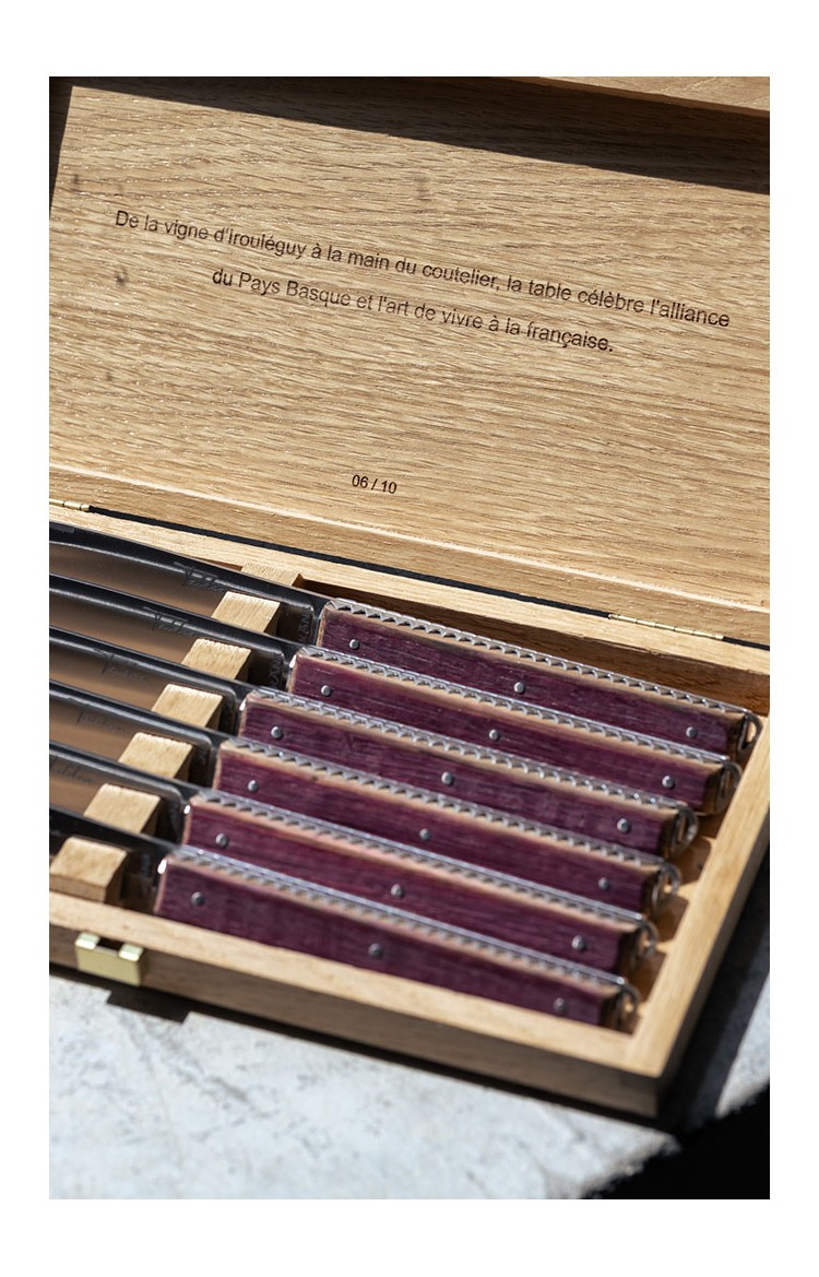 Taldea, couteaux de table haut de gamme en corne de bélier Taldea, couteaux de table haut de gamme en corne de bélier