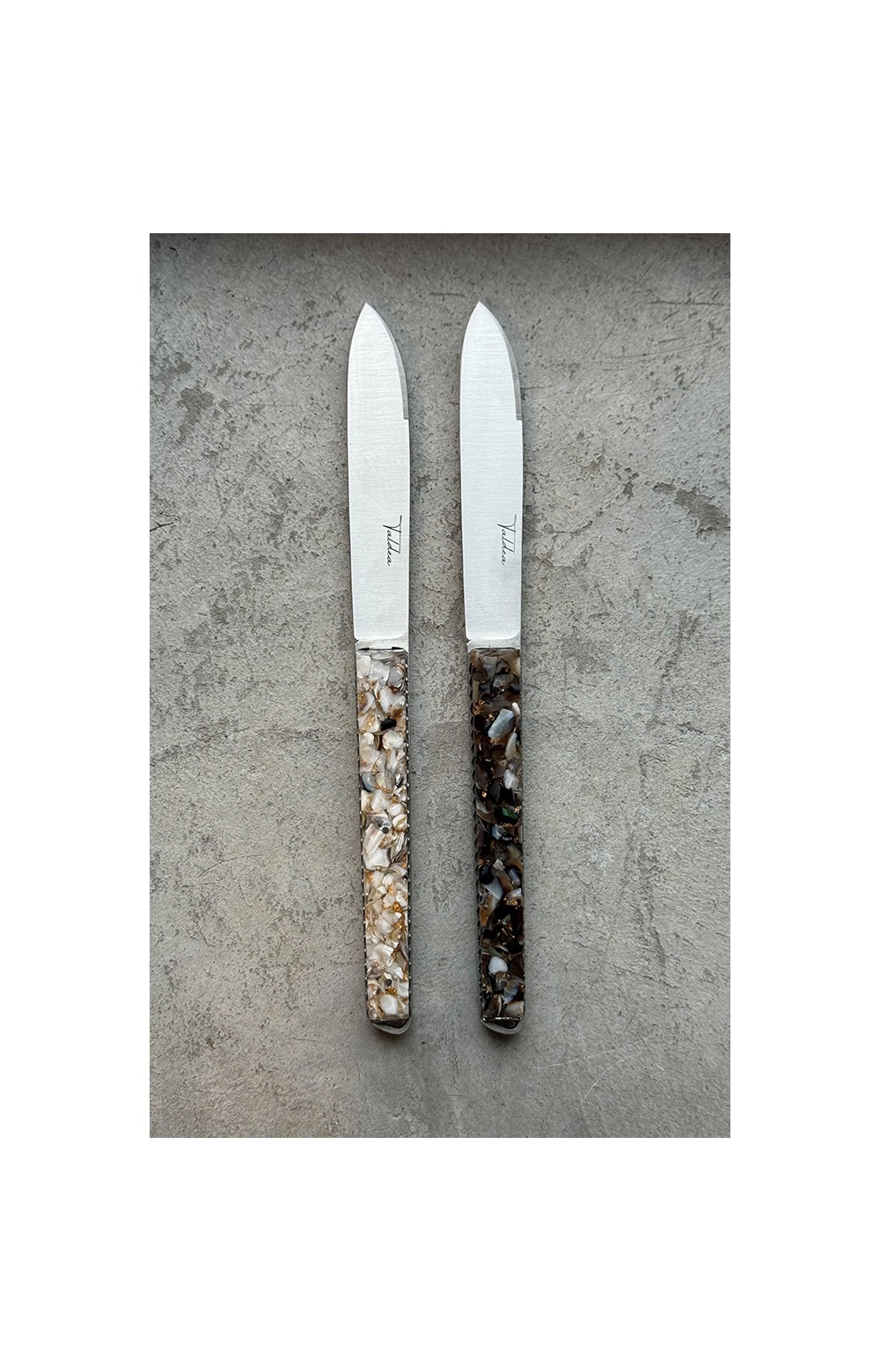 Taldea - couteau de table en coquillages