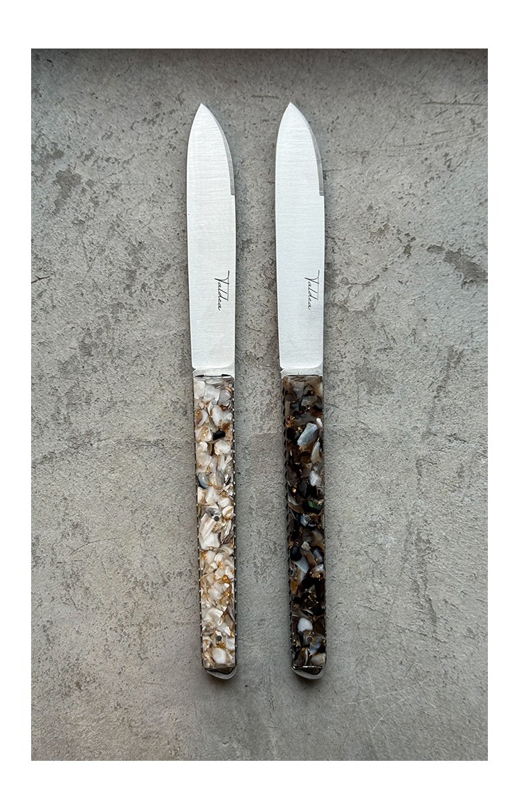 Taldea - couteau de table en coquillages