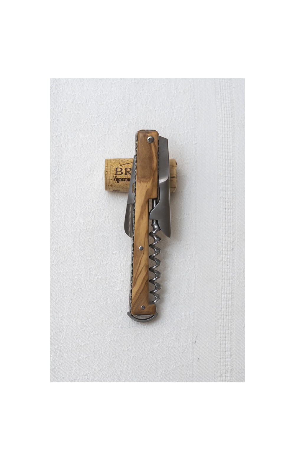 Sommelier en bois Artzaina - Tire-bouchon artisanal basque