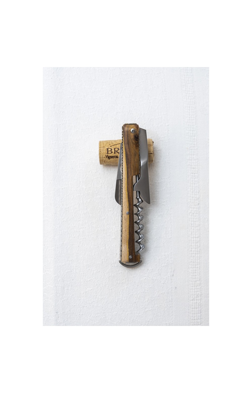 Sommelier en bois Artzaina - Tire-bouchon artisanal basque