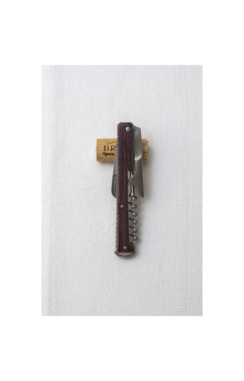 Sommelier en bois Artzaina - Tire-bouchon artisanal basque