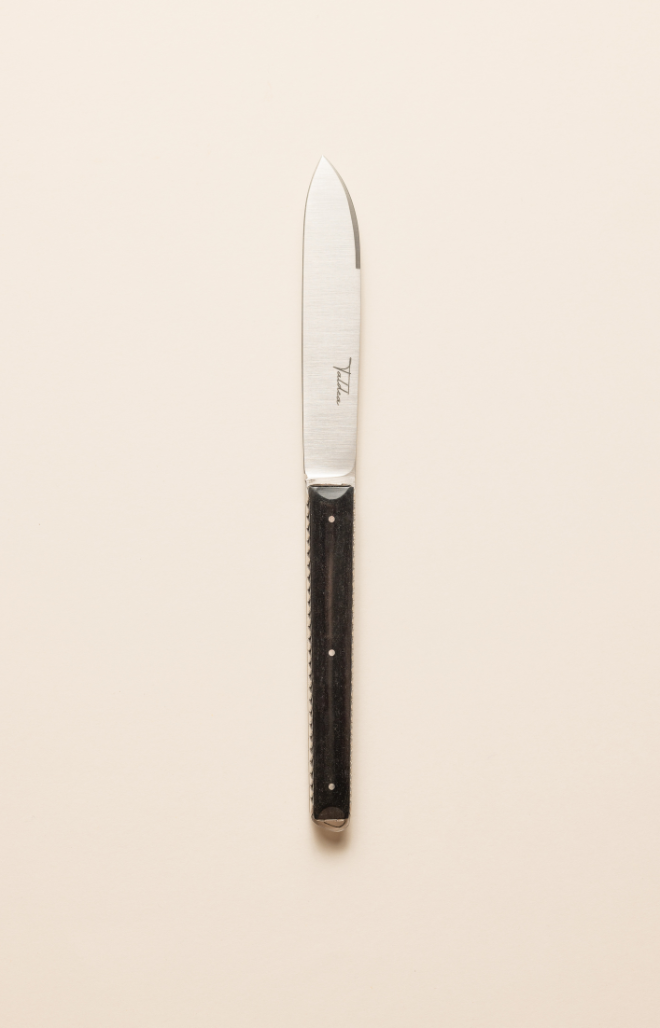 Artzaina Couteau Basque Traditionnel En Bois De Neflier Scarifie