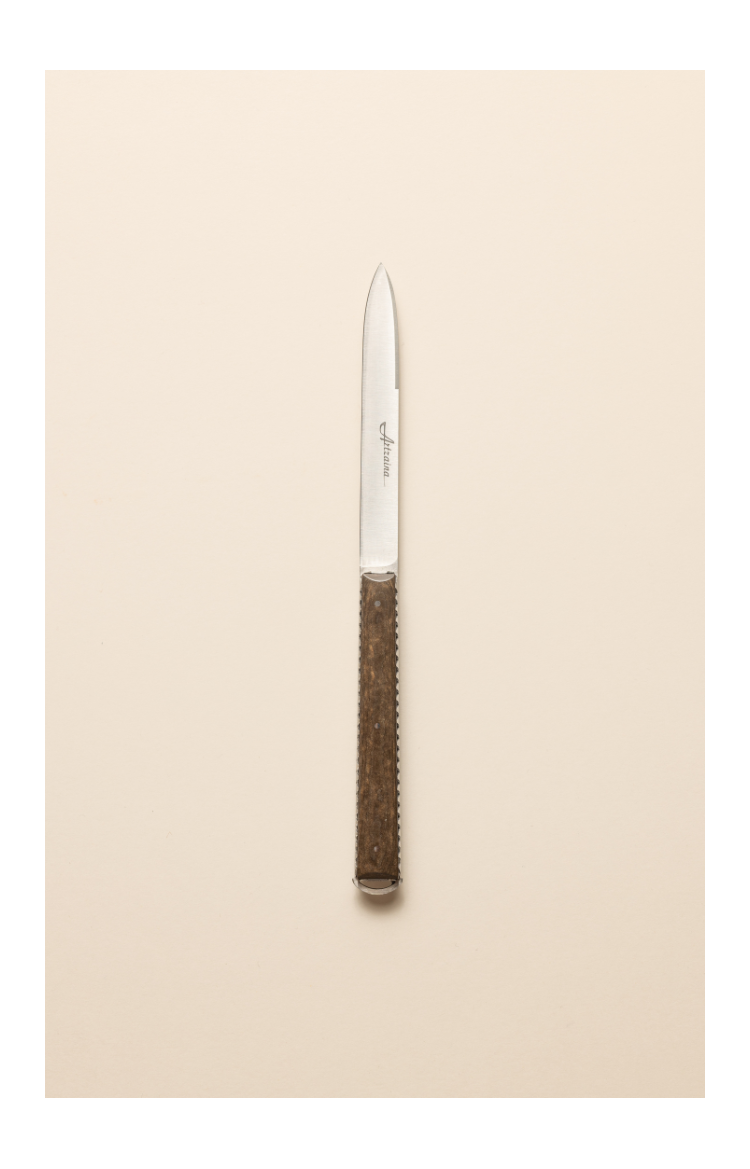 Artzaina, couteau de table en paperstone