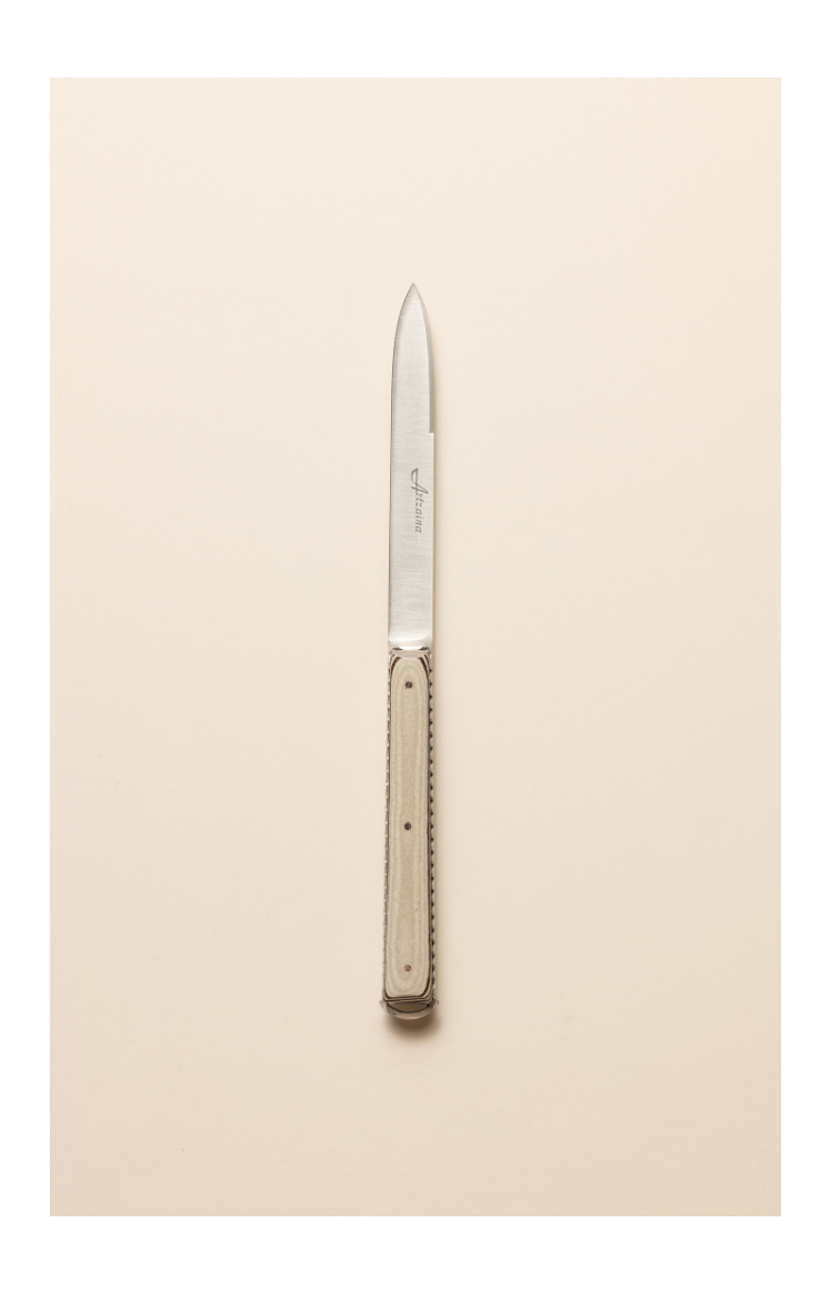 Artzaina, couteau de table en paperstone