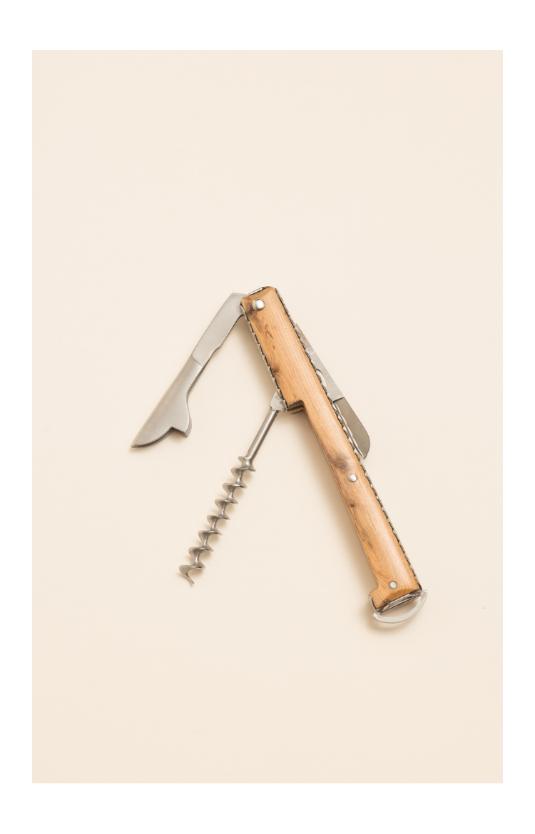 Sommelier en bois Artzaina - Tire-bouchon artisanal basque