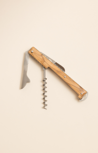 Sommelier en bois Artzaina - Tire-bouchon artisanal basque