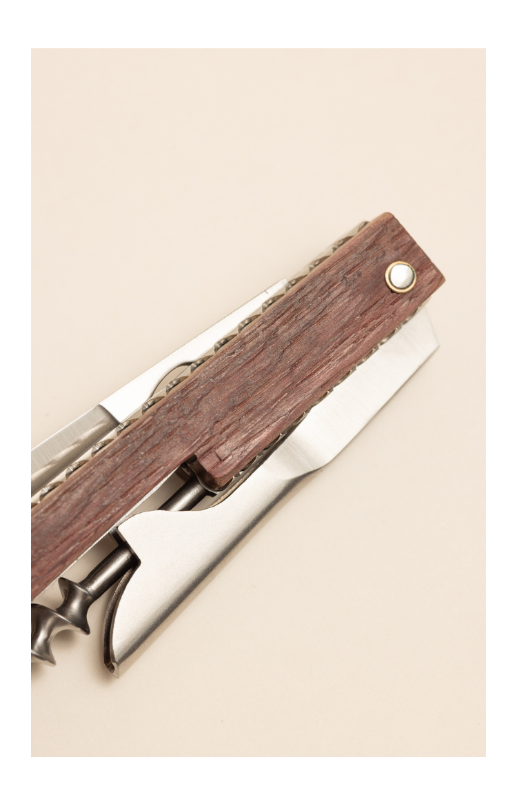 Sommelier en bois Artzaina - Tire-bouchon artisanal basque