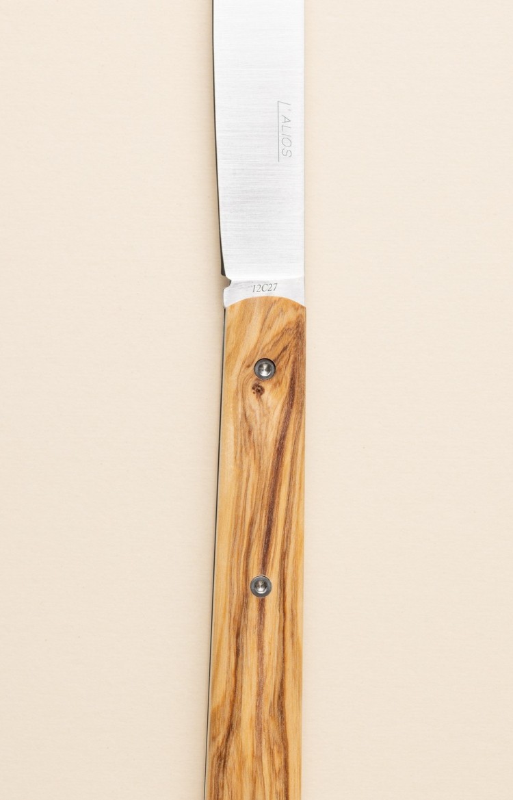 L'Alios, couteau de poche à cran d'arrêt en bois