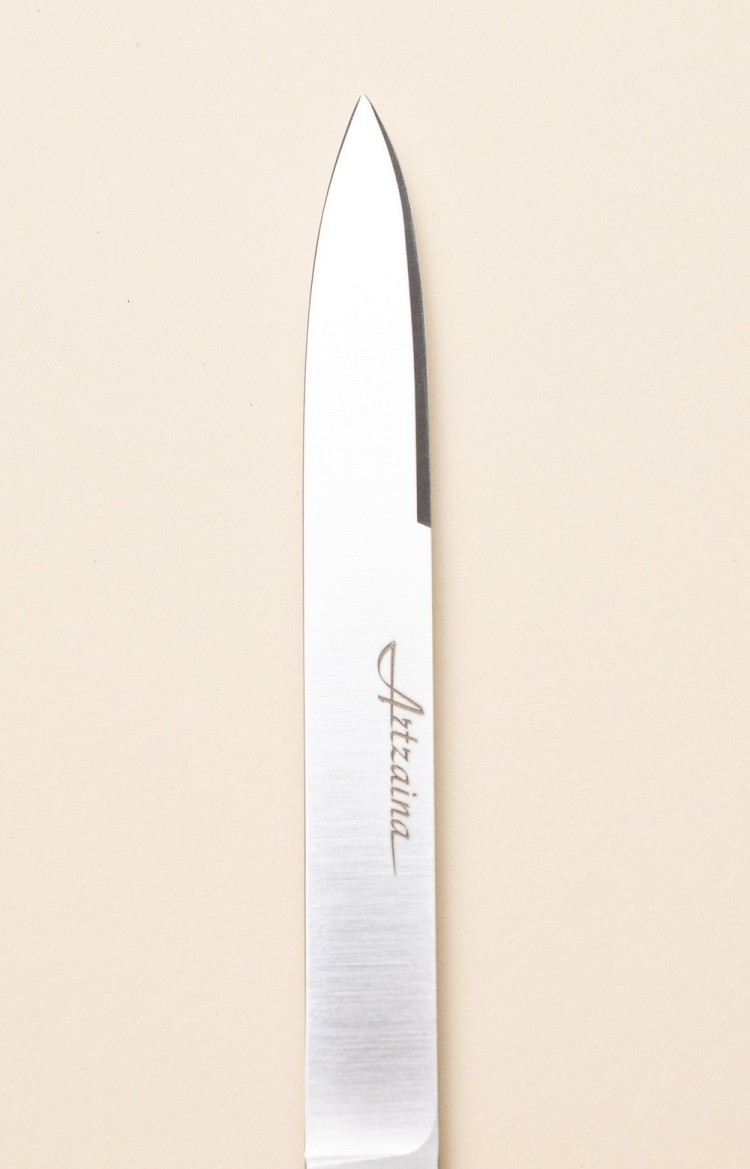 Photo de la lame du couteau basque Artzaina