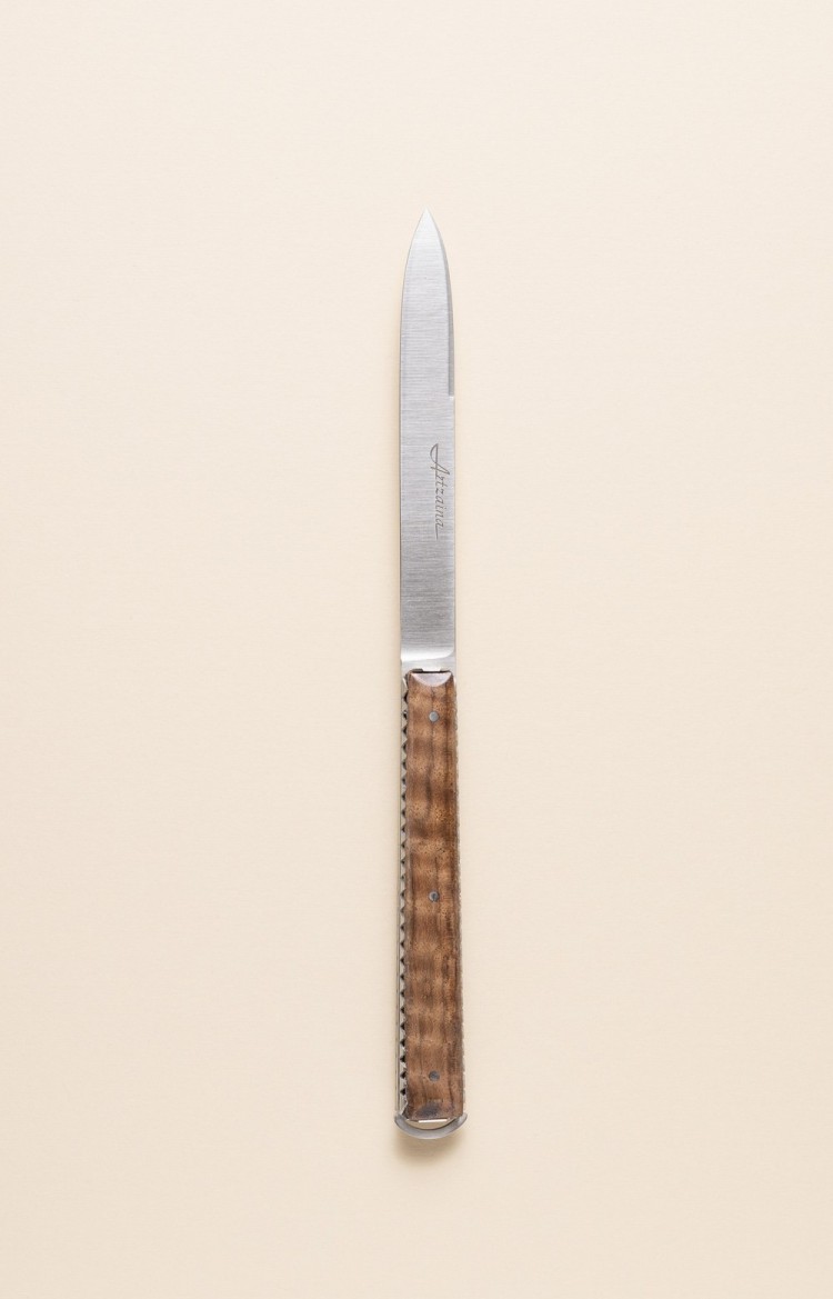 Photo de Artzaina, couteau de table en ronce de noyer