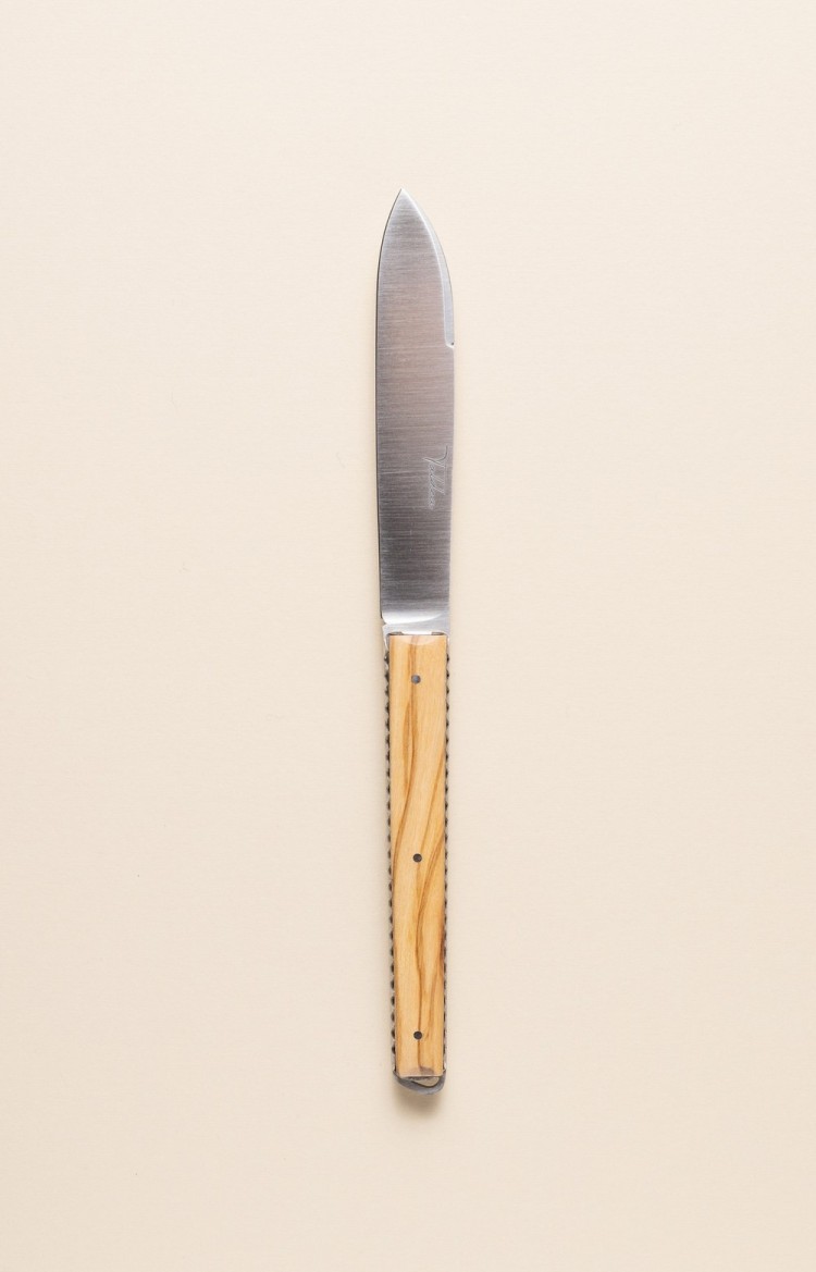 Photo de Taldea, couteau de table en olivier
