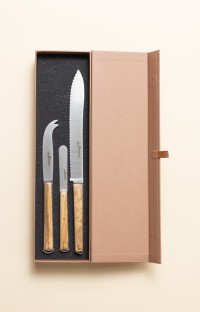 Coffret cadeau couteau à fromage, couteau à pain et couteau à beurre Coffret cadeau couteau à fromage, couteau à pain et couteau à beurre