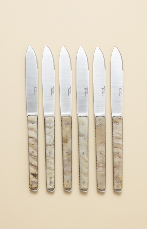 Taldea, couteaux de table haut de gamme en corne de bélier