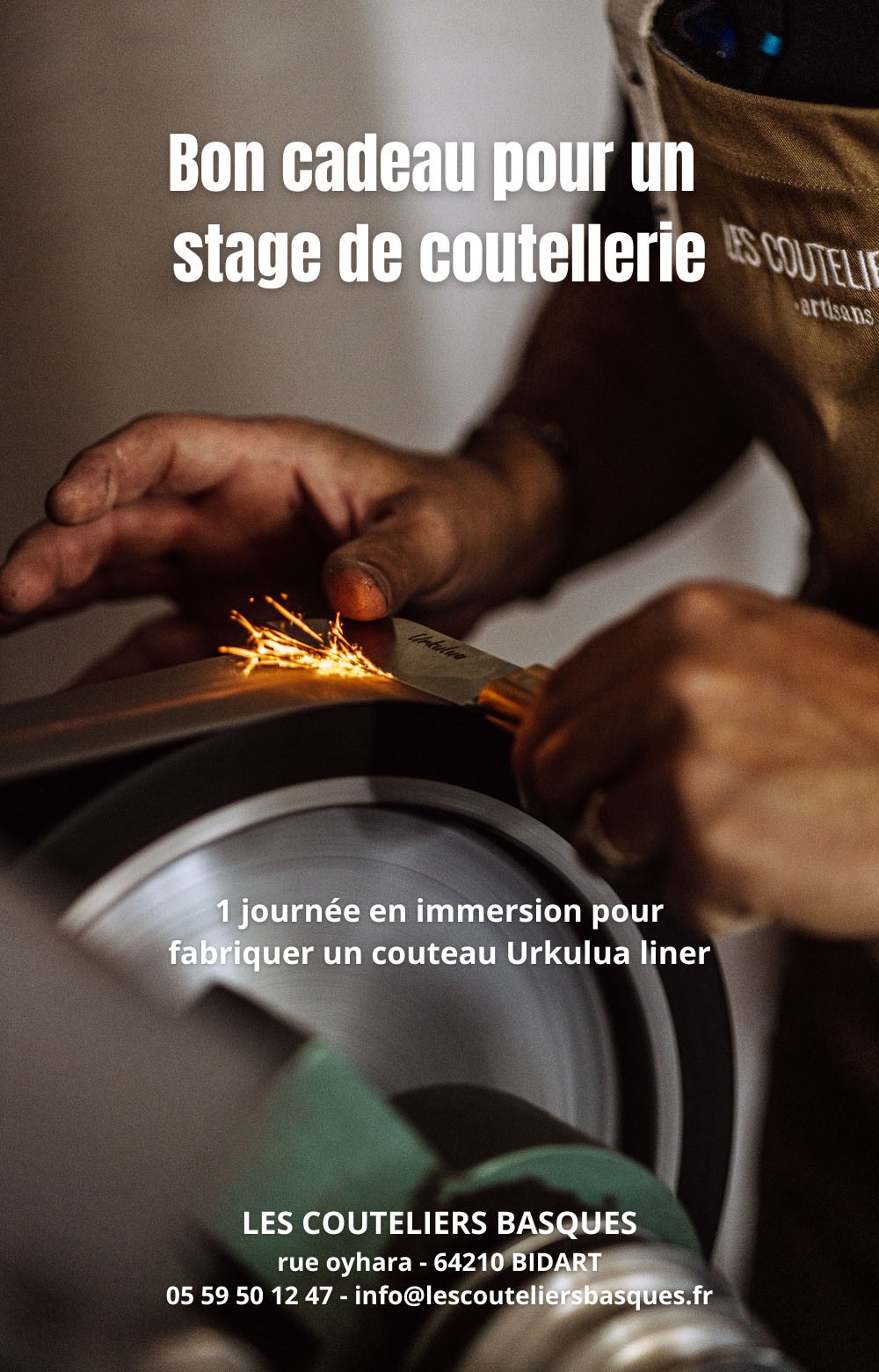 Carte Cadeau Stage Coutellerie Les Couteliers Basques
